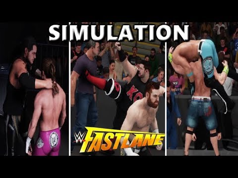 WWE 2K18 SIMULATION: SIX PACK CHALLENGE | FASTLANE 2018 HIGHLIGHTS