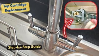 Dual Lever Mixer Tap Cartridge Replacement (Dripping Water, Leaky Faucet Repair)