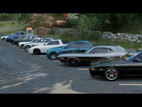 Forza Horizon 3 | Street Car Shootout | Focus RS, 13B RX7, GT351, Nova, E28 M5, Z28 & More