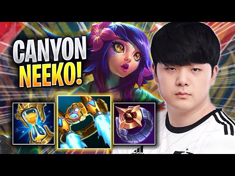 CANYON TRIES NEEKO WITH NEW REWORK! - DK Canyon Plays Neeko JUNGLE vs Sejuani! | Season 2023
