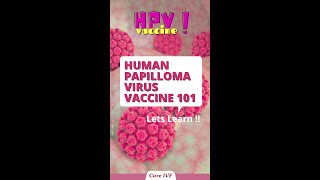 HPV vaccine 101 in 60 secs