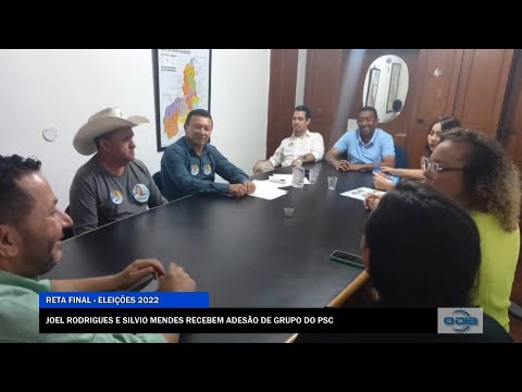 Joel Rodrigues e Silvio Mendes recebem adesão de grupo do PSC 30 09 2022