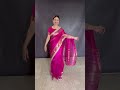 How To Manage Open Pallu Saree Sareedrape Viralvideo Trending Sareetips