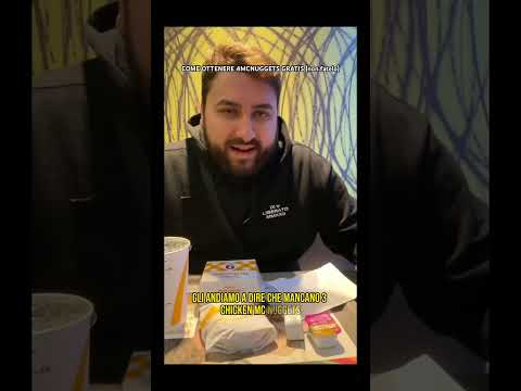 NELLO VS MCDONALDS PT.3 NUGGETS AGGRATIS. CHI C’ERA SA #irony #standupcomedy #nellotaver #food