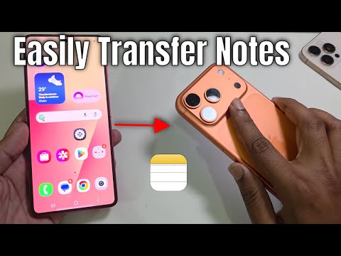 How to transfer Samsung notes to iPhone?
