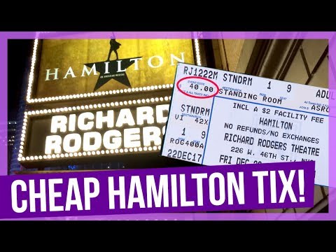 How I Got CHEAP Hamilton Tickets in NYC!