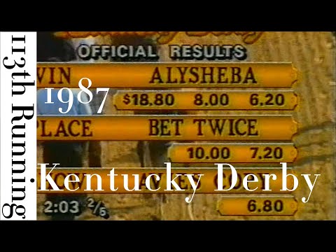 1987 KENTUCKY DERBY - ALYSHEBA