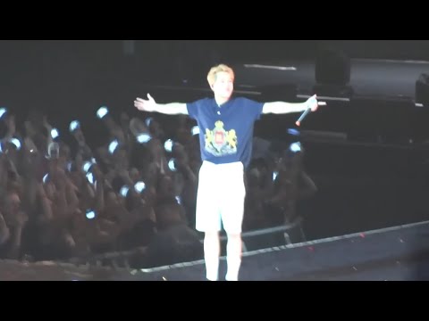 190713 MONSTA X speaking German + Hyungwon's Ment + Jooheon's MONBEBE [Berlin]