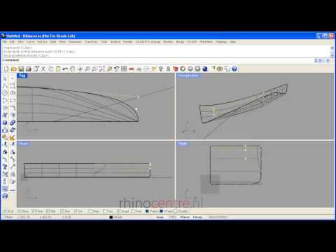 Rhino3d Tutorial Part 1 Control Point Modeling Basics