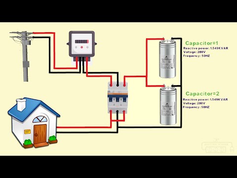 Electric Series line testing board connection animation video