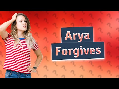 Did Arya ever forgive the Hound?