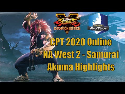SFV: CE - CPT 2020 Online NA West 2 - Samurai Akuma Highlights Compilation