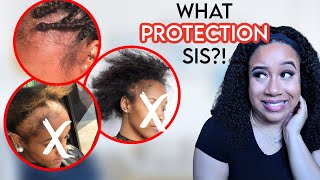 3 REASONS❗️Your Protective Style is NOT growing Your Fine Natural Hair (you need to hear this!)