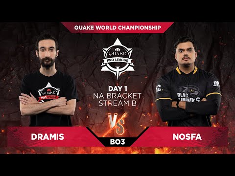 Dramis vs nosfa - Quake World Championship 2020 - Day 1 - Stream B