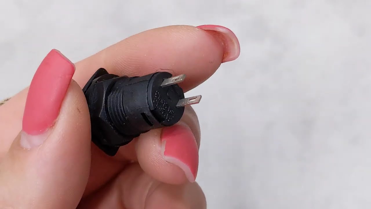 Кнопка LEMANSO LSW12 квадрат синя з фіксацією ON-OFF/DS-226