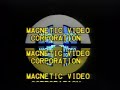 Magnetic Video Corporation Bumper Logo In Normal Fast Faster Much Faster Slow And Slower