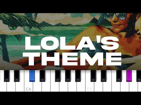 The Shapeshifters - Lola's Theme  (piano tutorial)