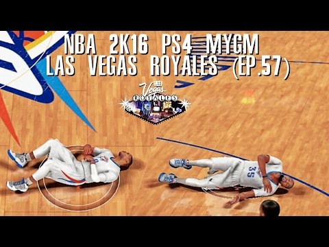 NBA 2K16 PS4 Las Vegas MYGM - I INJURED KD & WESTBROOK, CRAZY GAMEWINNER IN OKC!!! (EP.57)