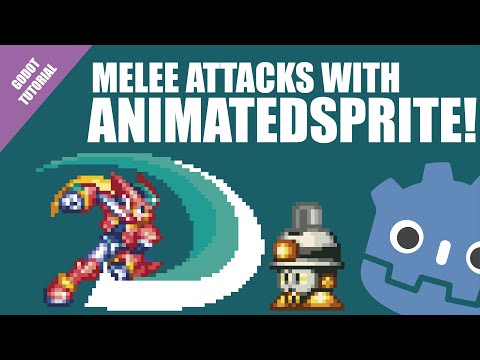Tutorial: How to create melee attacks using AnimatedSprite! (Godot Engine 3.2)