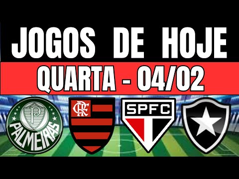 TODAY'S GAMES | BRAZILIAN CHAMPIONSHIP 2026 | WEDNESDAY 04/02/2026 | TODAY'S GAMES