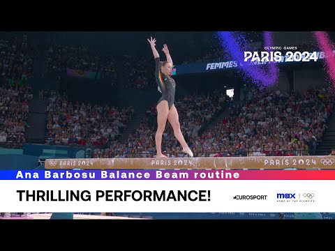 Ana Barbosu SENSATIONAL Balance Beam routine 🇷🇴 🤩 | Paris 2024 Olympics | #Paris2024