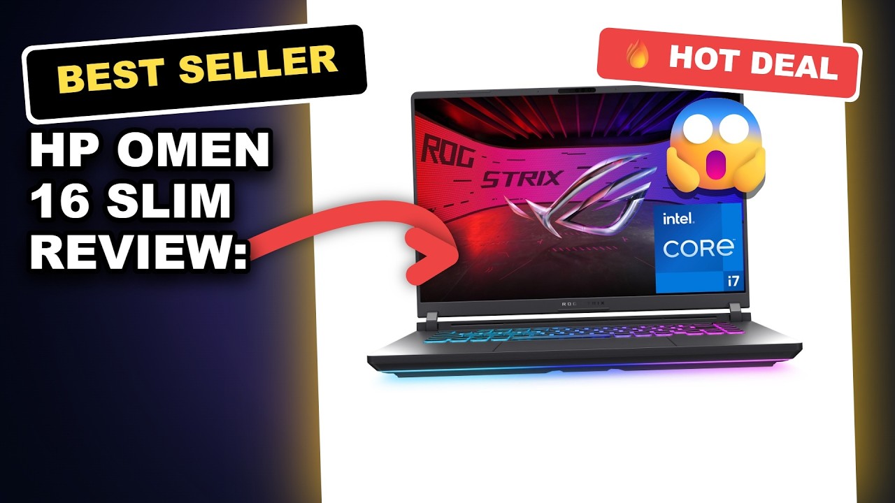 HP OMEN 16 Slim Review: Is This the Ultimate Gaming Laptop? review video