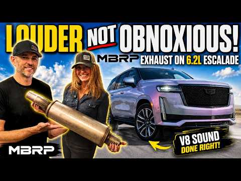 Louder But NOT Obnoxious – MBRP Performance Exhaust on 6.2L Escalade