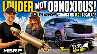Louder But NOT Obnoxious – MBRP Performance Exhaust on 6.2L Escalade