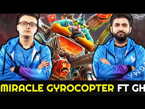 MIRACLE Gyrocopter ft GH Signature IO Support - 23min Fast End Totally Outplayed 7.26 Dota 2