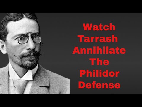 Watch Tarrash Annihilate The Philidor Defense | Siegbert Tarrasch vs Schwarzhaupt: Derenburg 1884