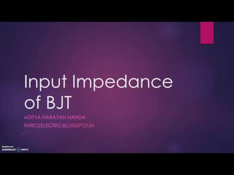 image-What is the input impedance of a transistor?