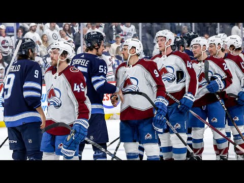 The Avalanche ground the Jets in 5 games, on to Round 2!