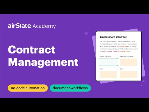 Automating Contract Management with airSlate