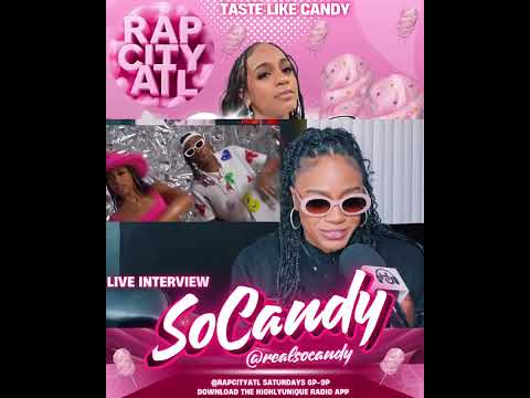 Socandy comes to Rap City Atlanta her live Interview exclusively with Highly Unique Radio 