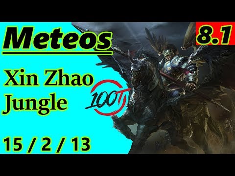Meteos as Xin Zhao Jungle - S8 Patch 8.1 - Full Gameplay