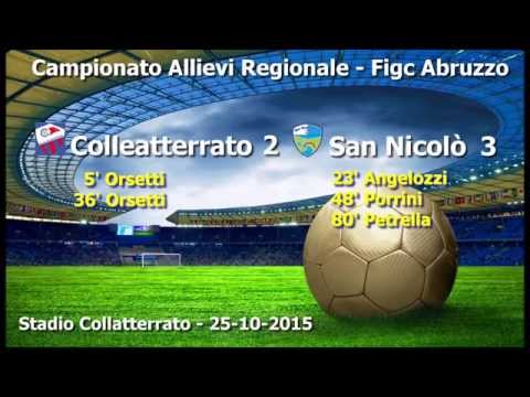 Allievi Regionale Colleatterrato   San Nicolò 25 10 2015