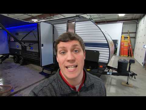 2019 Grey Wolf 29TE Bunk House Travel Trailer with Outside Kitchen!