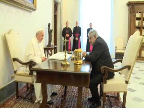 Audiencia del Presidente José Mujica con el Papa Francisco.