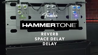 Video thumbnail for Exploring the Fender Hammertone Reverb, Delay and Space Delay Pedals | Effects Pedals | Fender by Fender