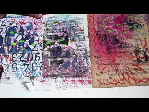 Messy Collage Paper Tutorial