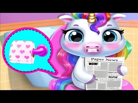 Fun Baby Pony Care Kids Game - My New Born Baby Unicorn - Play Cute Pet Babysitter & Dress Up Games