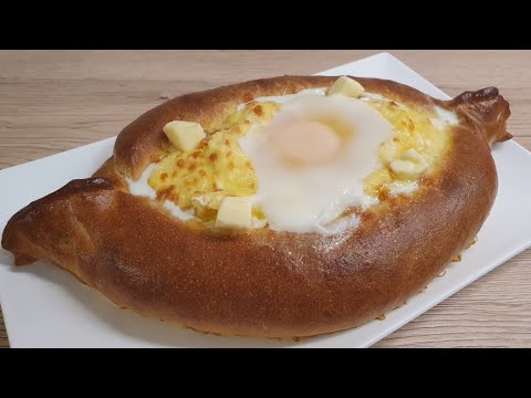 Georgian Cheesy Bread Recipe ! How to Make Khachapuri at Home ! Easyvideo