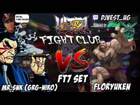 USF4 Fight Club Exhibition Series - Mr.SNK (GRG-Niko) VS Floryuken FT7 Set