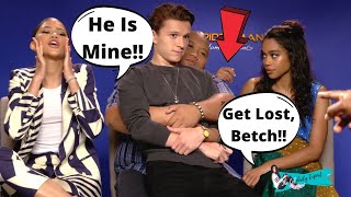 Zendaya And Laura Harrier Fighting For Tom Holland | Who Does Tom Holland Love?| Tom Holland GF 2021 video