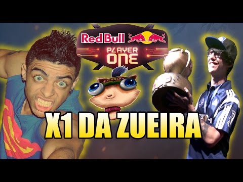 X1 DA ZUEIRA #2 - ZOIO JOGANDO LOL E TIN CAMPEÃO DO RED BULL PLAYER ONE/