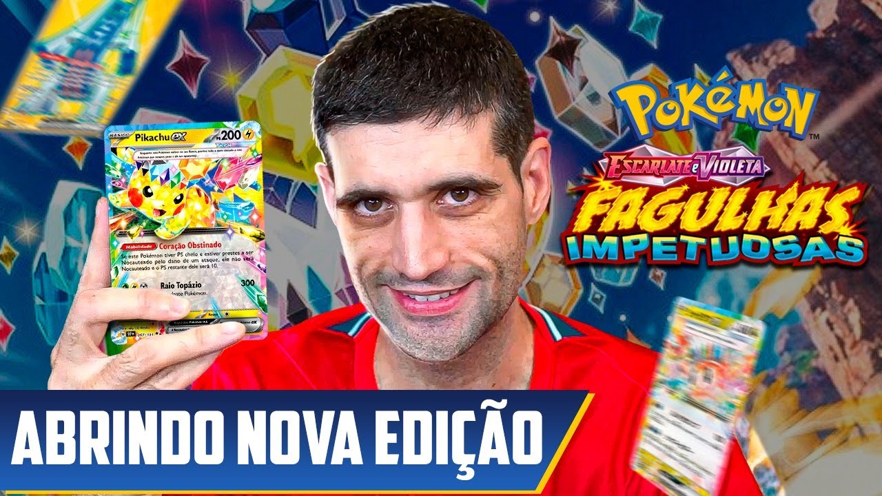 Abrindo a NOVA EDIÇÃO Fagulhas Impetuosas Pokémon TCG