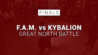 (FINALS) Kybalion vs F.A.M. // Great North Battle Bboy Battle