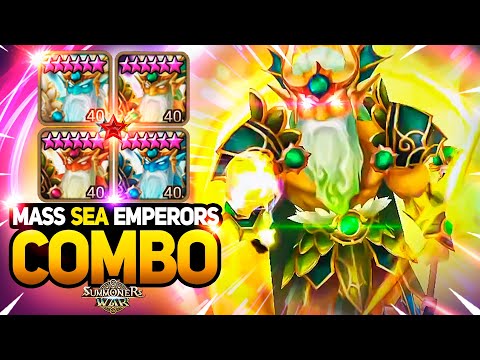 He Picks QUADRUPLE SEA EMPEROR - Summoners War