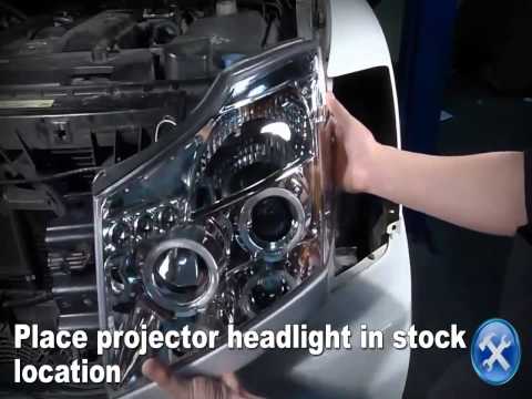 SPECDTUNING INSTALLATION VIDEO_ 2004 - 2007 NISSAN TITAN PROJECTOR HEADLIGHTS.mp4