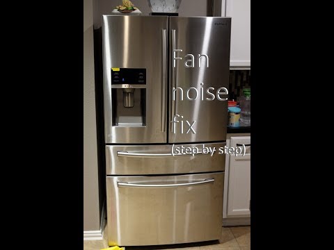 Samsung refrigerator fan noise fix (step by step)